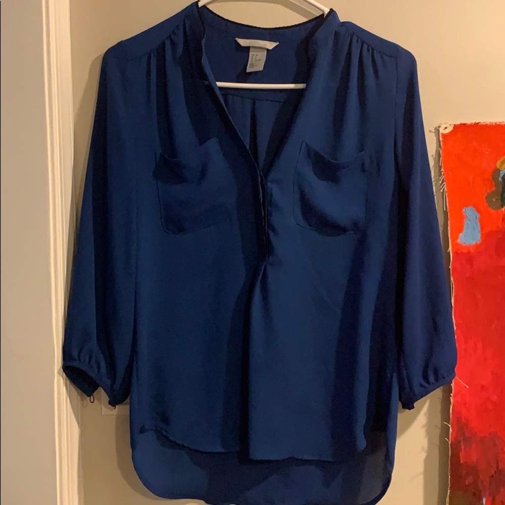 Blue blouse